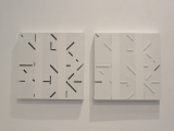 2018 Mars Art et Mathématiques  Abstract Project Paris - 2018  UN SEUL SIGNE  DEUX COULEURS