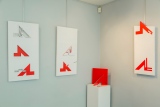 Exposition Galerie Cour16 - 2018  UN SEUL SIGNE  DEUX COULEURS