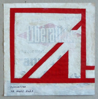 Est-Ouest Galerie K28 Budapest - 2024 UN SEUL SIGNE ET DEUX COULEURS